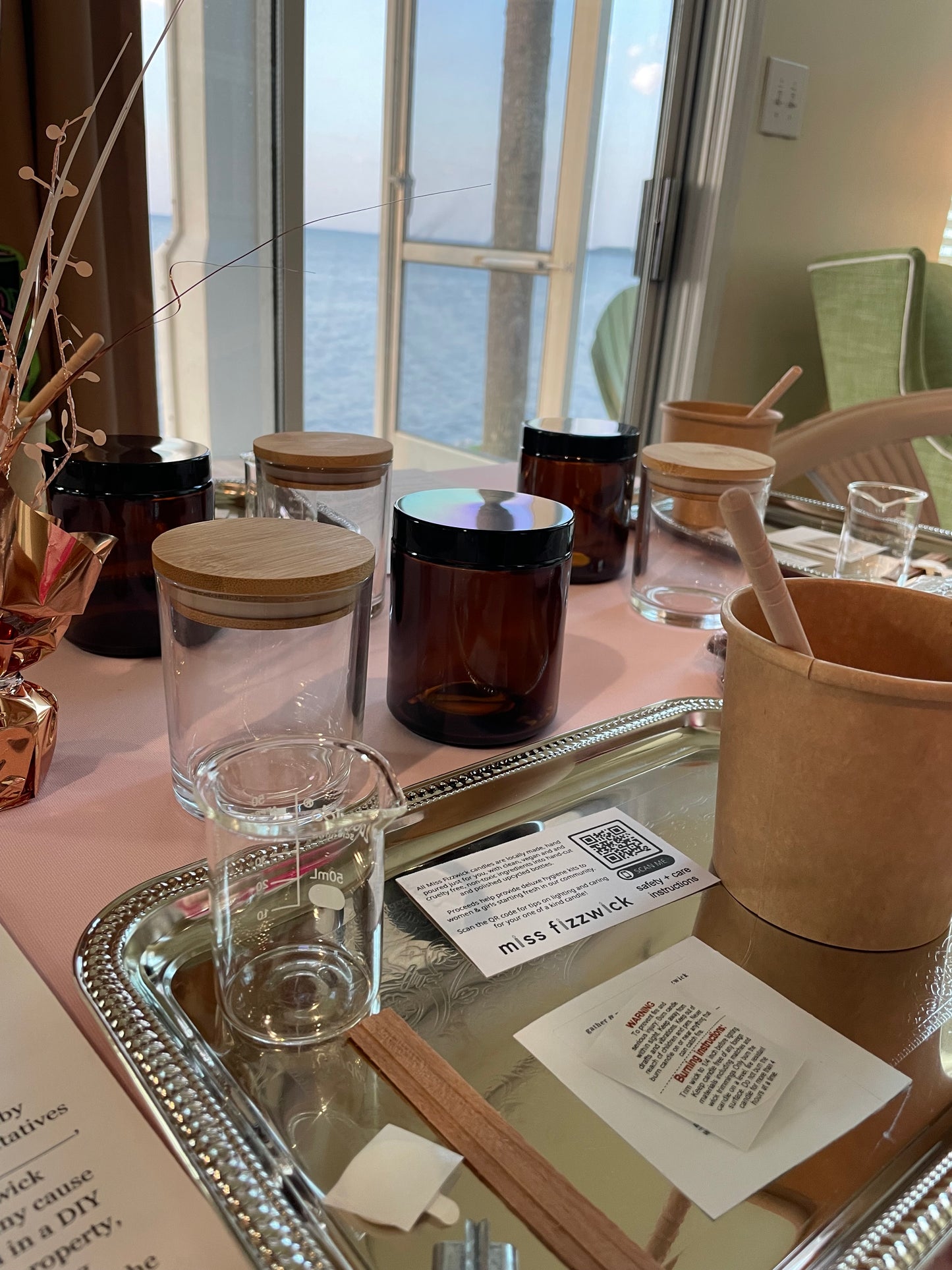 30a and Destin area Clean Luxury Candle Making Workshop in your Florida Home, Office or Vacation Rental