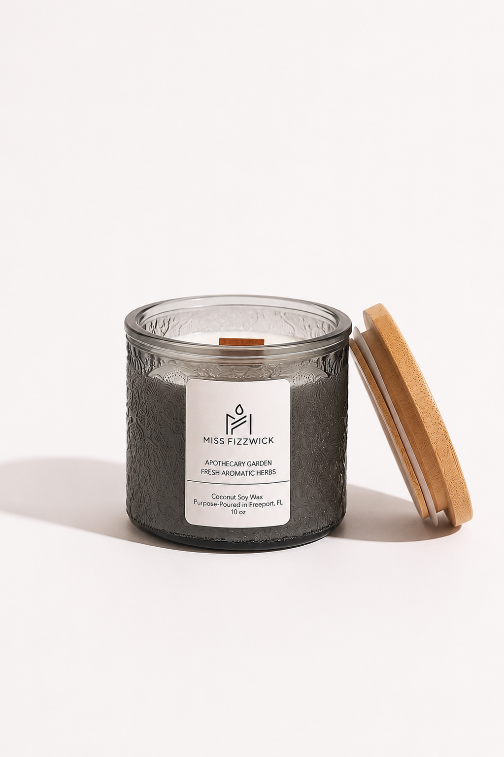 Apothecary Garden Coconut Soy Candle - 10 oz
